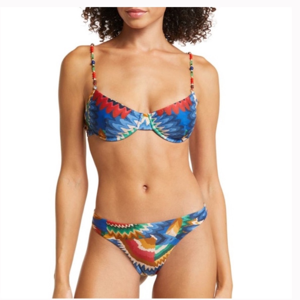 FARM Rio Chevron Toucans Bikini Top